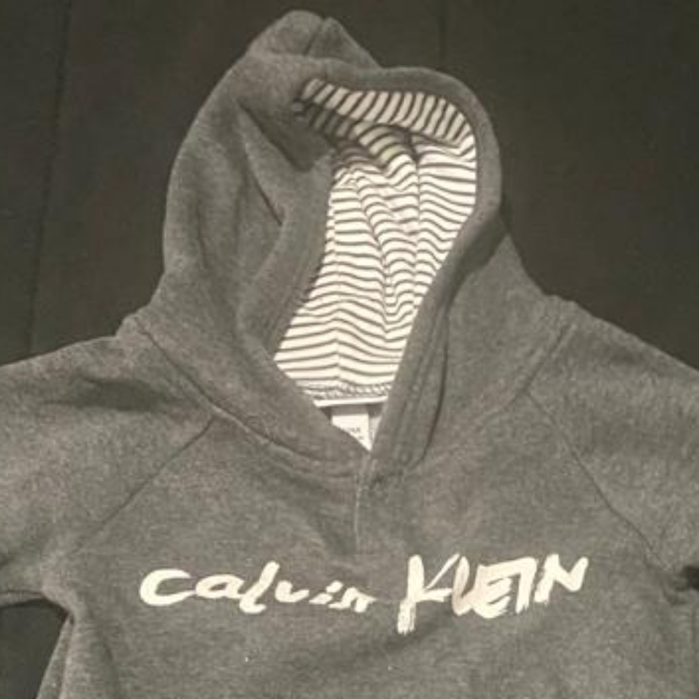 Calvin Klein Toddler Gray Onesie
